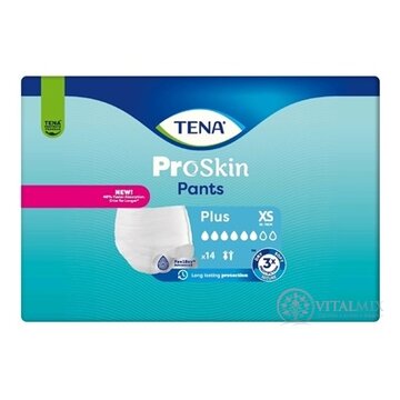 TENA Pants Plus XS naťahovacie inkontinenčné nohavičky (inov.2024) 1x14 ks obrázok