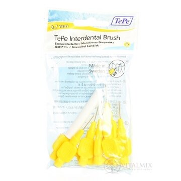 TePe medzizubné kefky 0,7 mm size 4 (žlté) 1x8 ks obrázok