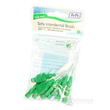 TePe medzizubné kefky 0,8 mm size 5 (zelené) 1x8 ks obrázok