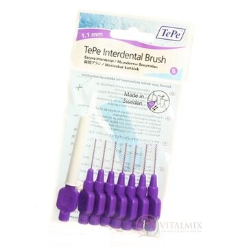 TePe medzizubné kefky 1,1 mm size 6 (fialové) 1x8 ks obrázok