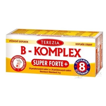 TEREZIA B-KOMPLEX SUPER FORTE+ tbl 1x20 ks obrázok