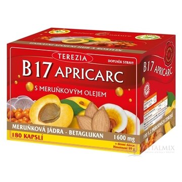 TEREZIA B17 APRICARC s marhuľovým olejom cps 1x180 ks obrázok