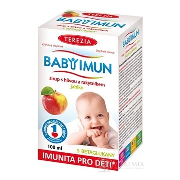 TEREZIA BABY IMUN sirup s hlivou a rakytníkom príchuť jablko 1x100 ml obrázok