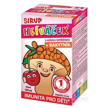 TEREZIA HLIVIAČIK S HLIVOU USTRICOVITOU + RAKYTNÍK sirup s príchuťou višne 1x100 ml obrázok