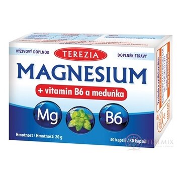 TEREZIA MAGNESIUM + vitamin B6 a meduňka (medovka) cps 1x30 ks obrázok
