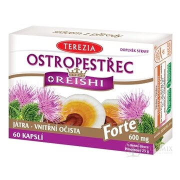 TEREZIA PESTREC + REISHI Forte cps 1x60 ks obrázok