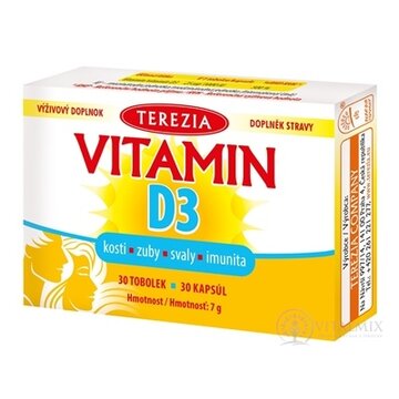TEREZIA Vitamín D3 1000 IU cps 1x30 ks obrázok