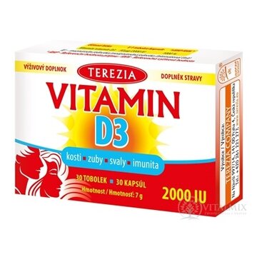 TEREZIA VITAMÍN D3 2000 IU cps 1x30 ks obrázok