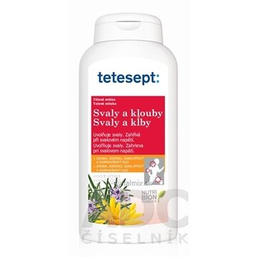 tetesept Telové mlieko SVALY A KĹBY 1x250 ml obrázok