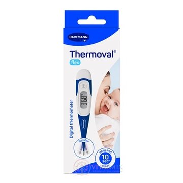 Thermoval flex digitálny teplomer so zvukovým alarmom horúčky a flexibilnou špičkou 1x1 ks obrázok