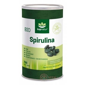 topnatur BIO SPIRULINA tbl 1x750 ks obrázok
