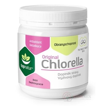 topnatur CHLORELLA Original tbl (hmotnosť obsahu 150 g) (inov.2017) 1x750 ks obrázok