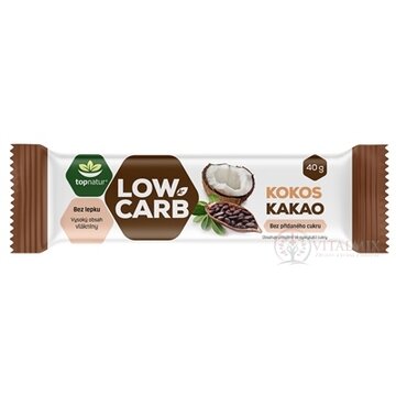 topnatur LOW CARB Kokos Kakao tyčinka 1x40 g obrázok