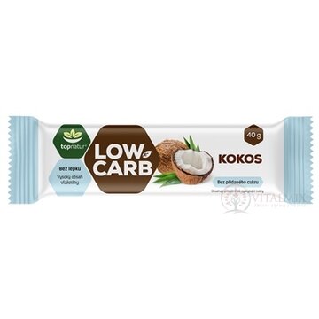 topnatur LOW CARB Kokos tyčinka 1x40 g obrázok