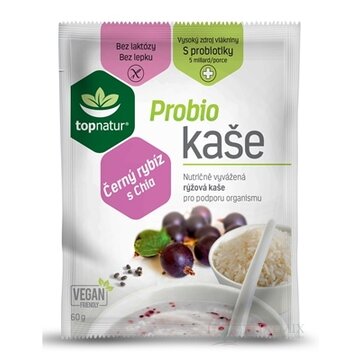 topnatur Probio KAŠA Čierne ríbezle s Chia ryžová kaša 25x60 g (1500 g) obrázok