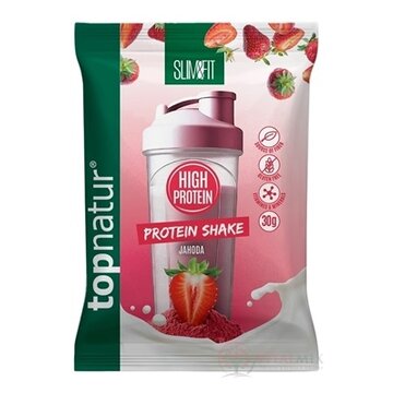 topnatur SLIM&FIT PROTEIN SHAKE Jahoda prášok 1x30 g obrázok