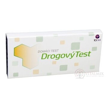 TOZAX Multidrogový test – 10 druhov drog jednokrokový test (COC, THC, MOP, MET, AMP, BZO, BAR, MTD, PCP, TCA v moči) 1x1 ks obrázok
