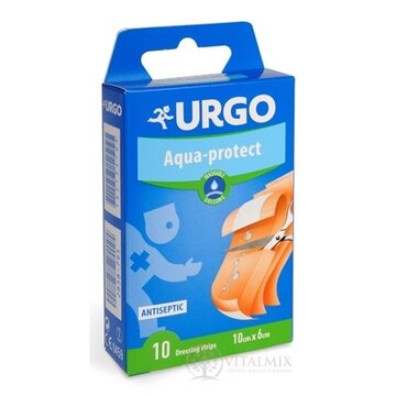 URGO Aqua-protect umývateľná náplasť, 10x6 cm, 1x10 ks obrázok