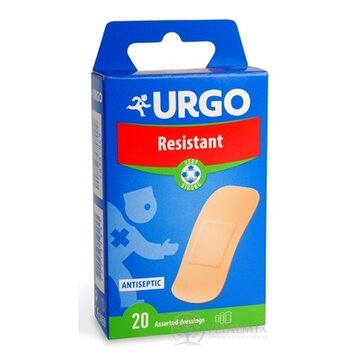 URGO Resistant odolná náplasť, 3 veľkosti, 1x20 ks obrázok