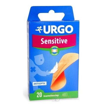 URGO Sensitive Stretch náplasť na citlivú pokožku, 3 veľkosti, 1x20 ks obrázok