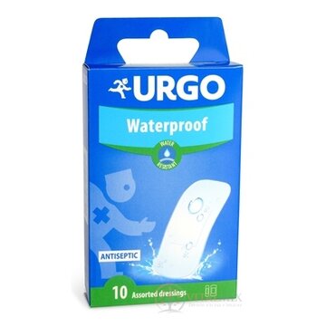 URGO Waterproof vodeodolná náplasť priehľadná, 2 veľkosti, 1x10 ks obrázok