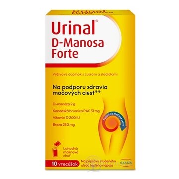 Urinal D-Manosa Forte vrecúška (inov. 2026) 1x10 ks obrázok