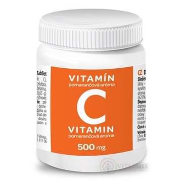 Valentis Vitamín C 500 mg pomarančová aróma tablety 1x50 ks obrázok