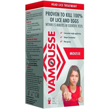 VAMOUSSE - ošetrenie hlavy proti všiam pena 1x160 ml obrázok