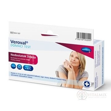 Veroval NEDOSTATOK ŽELEZA domáci test 1x1 ks obrázok