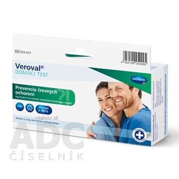 Veroval PREVENCIA ČREVNÝCH OCHORENÍ domáci test 1x1 ks obrázok