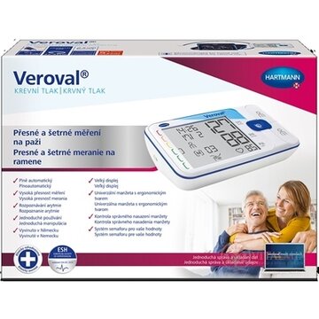 Veroval Tlakomer ramenný digitálny plnoautomatický, s univerzálnou manžetou (22-42 cm) 1x1 ks obrázok