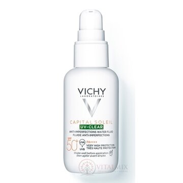 VICHY CAPITAL SOLEIL UV-CLEAR SPF50+ fluid proti nedokonalostiam pleti s ochranným faktorom 1x40 ml obrázok