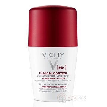 VICHY DEO CLINCAL CONTROL DETRANSPIRANT 96H detranspirant proti zápachu, roll-on 1x50 ml obrázok