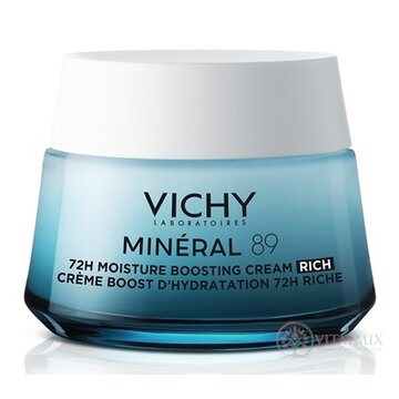VICHY MINERAL 89 72H MOISTURE CREAM RICH hydratačný krém s bohatou textúrou 1x50 ml obrázok