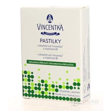 VINCENTKA PASTILKY BYLINNÉ 1x18 ks obrázok