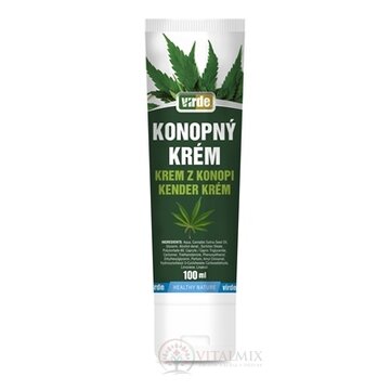 VIRDE KONOPNÝ KRÉM - rýchla úľava a uvoľnenie 1x100 ml obrázok