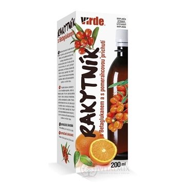 VIRDE RAKYTNÍK s betaglukánom s pomarančovou príchuťou 1x200 ml obrázok