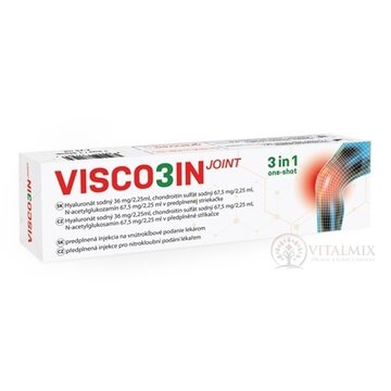 VISCO3IN joint injekcia predplnená na vnútrokĺbové podanie 1x2,25 ml obrázok