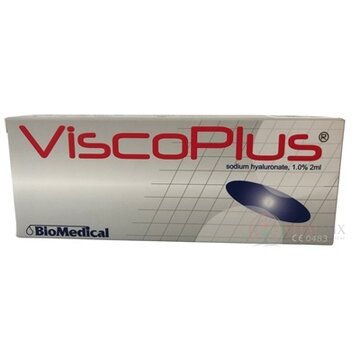 ViscoPlus 1% hyaluronát sodný v injekčnej striekačke, viskoelastický intraartikulárny roztok 1x2 ml obrázok