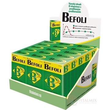 Vitabalans BEFOLI DISPLEJ tbl 15x30 ks, 1x1 set obrázok