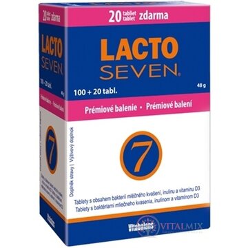Vitabalans LACTOSEVEN tbl 100+20 zdarma (120 ks) obrázok