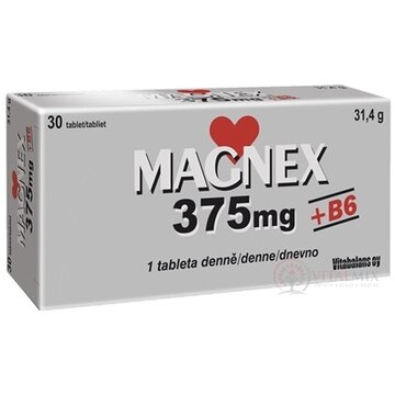 Vitabalans MAGNEX 375 mg + B6 tbl 1x30 ks obrázok
