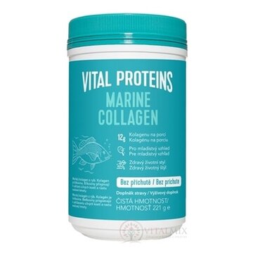VITAL PROTEINS MARINE COLLAGEN prášok na prípravu nápoja, bez príchute 1x221 g obrázok