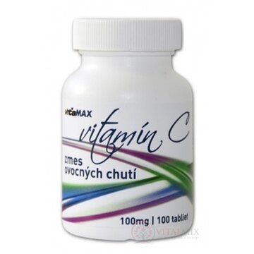 VITAMAX VITAMÍN C 100MG OVOCNA ZMES tbl 1x100 ks obrázok