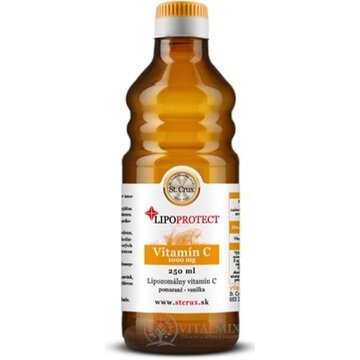 Vitamín C LIPOPROTECT - St. CRUX lipozomálny vitamín C v oleji, pomaranč - vanilka, 1x250 ml obrázok