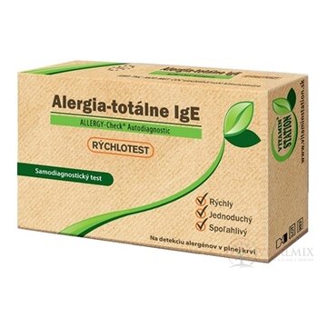 VITAMIN STATION Rýchlotest Alergia-totálne IgE samodiagnostický test z krvi, 1x1 set obrázok
