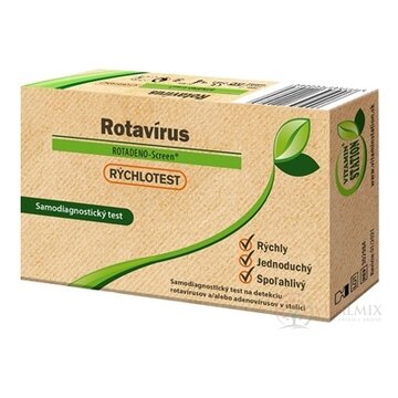 VITAMIN STATION Rýchlotest ROTADENO-Screen Rotavírus, samodiagnostický test zo stolice, 1x1 ks obrázok