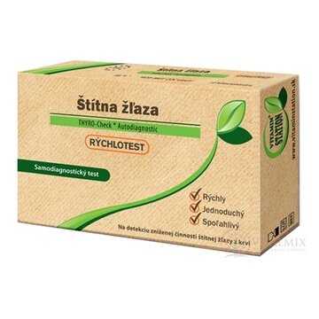 VITAMIN STATION Rýchlotest Štítna žľaza samodiagnostický test z krvi, 1x1 set obrázok