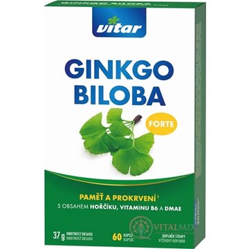 VITAR GINKGO BILOBA FORTE cps 1x60 ks obrázok