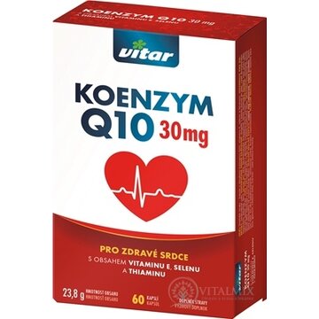 VITAR KOENZYM Q10 30 mg cps 1x60 ks obrázok